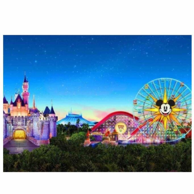 Private Pool Oasis/Disney 15Mins /Disney+ Hbo/Gym Placentia Bagian luar foto